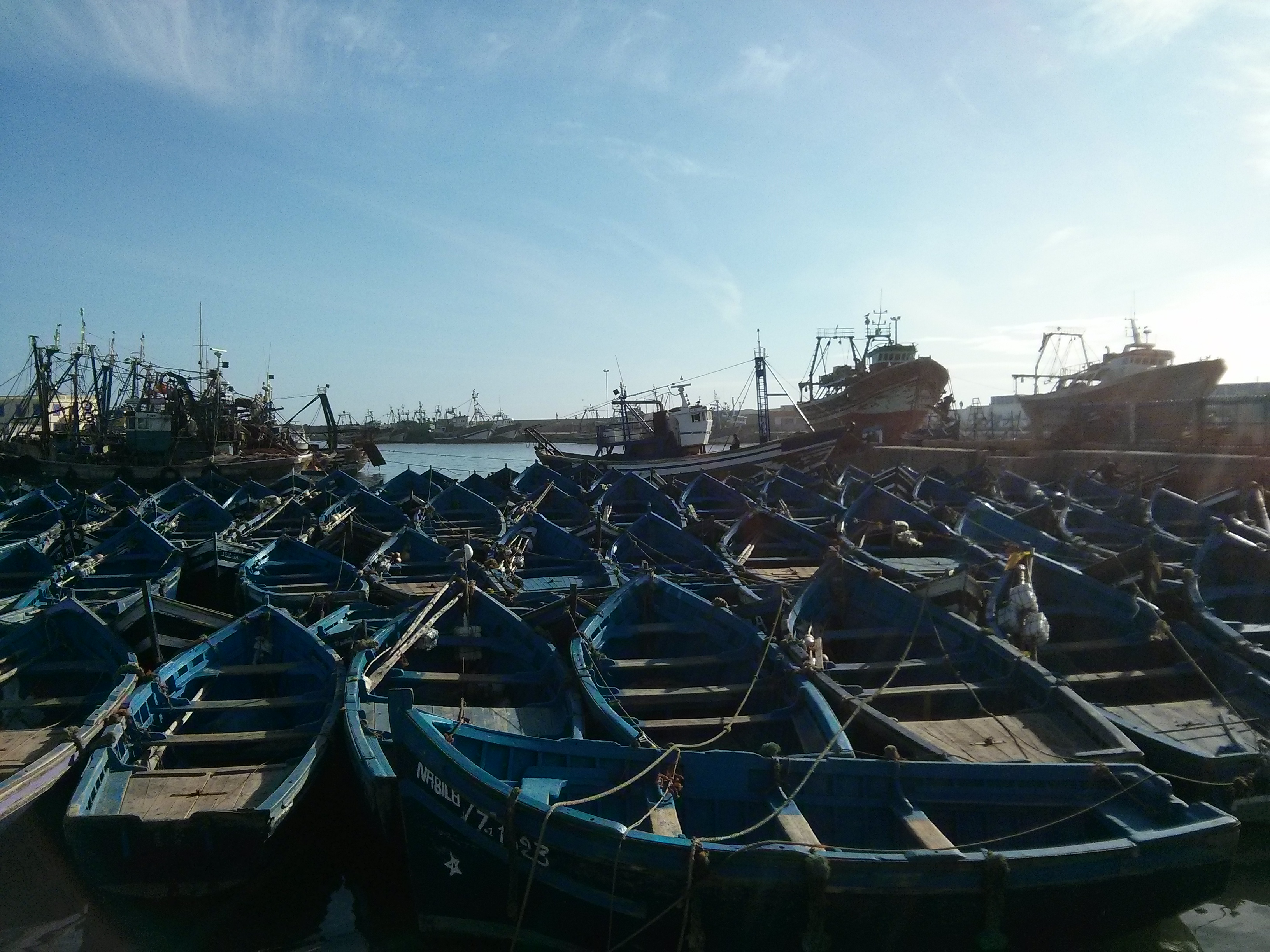 Boat at Essaouira Marocco
